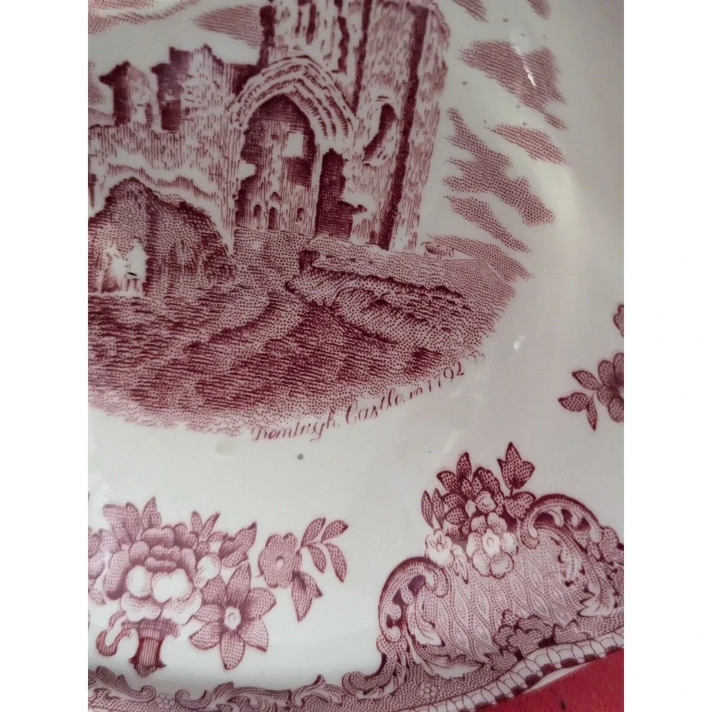 4 lot Johnson Bros‎ England vintage Old Britain castles cereal bowl earthenware